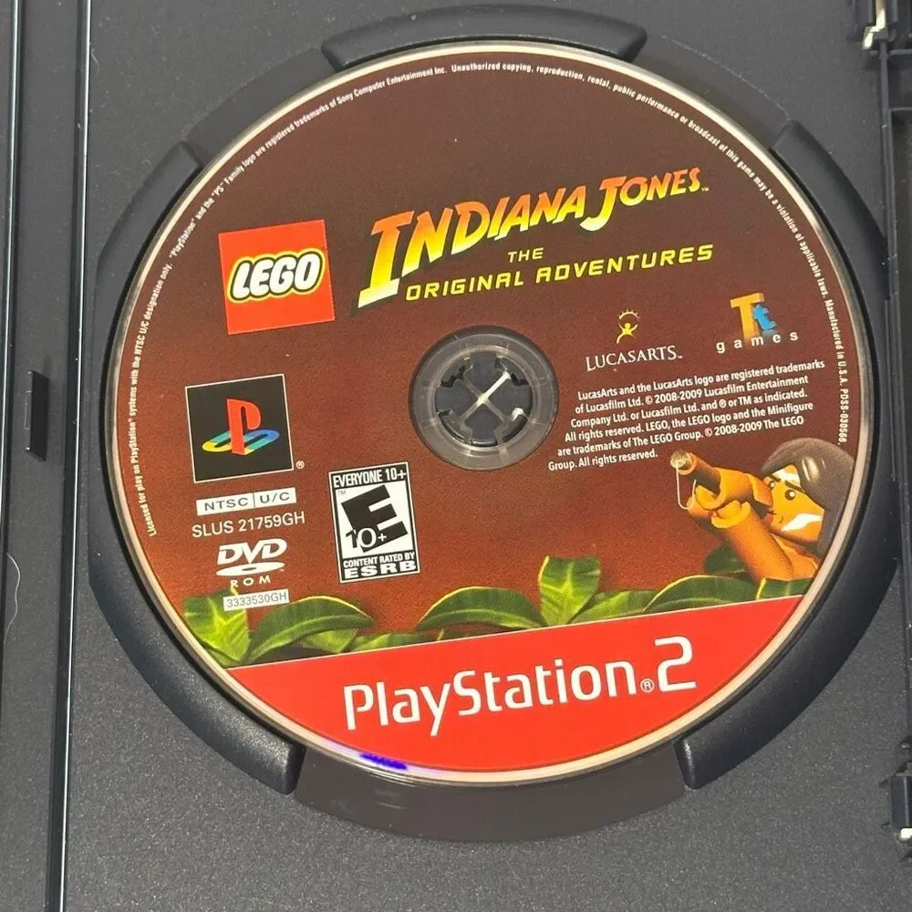 Playstation 2 LEGO Indiana Jones the Original Adventure Complete With Manual 200
